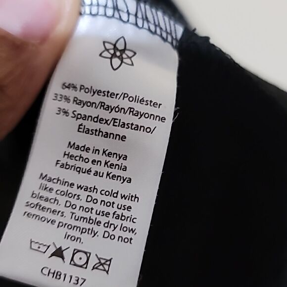 Harmony Balance Black Cardigan Sweater Sz Medium - Picture 7 of 7